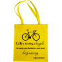 Maišelis Life is like a bicycle